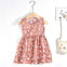 JF Brick Red Floral Frock FD6088D